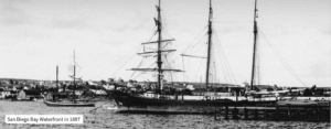 San Diego Bay Waterfront in 1887